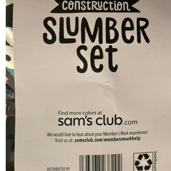 3 PC Slumber set Tent Slumber Party Sleeping Bag Play Construction Boys Kids - Picture 4 of 4